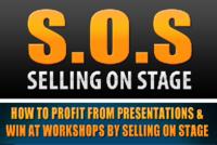 S.O.S Selling On Stage System at seminars ( video training modules)